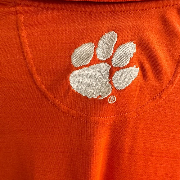 Clemson Tigers Knights Apparel Orange Polo Shirt Size 38-40 Medium - Picture 5 of 6